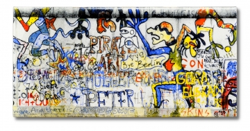 Berlin wall motive 