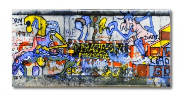 Berlin wall motive 