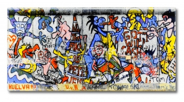 Berlin wall motive 